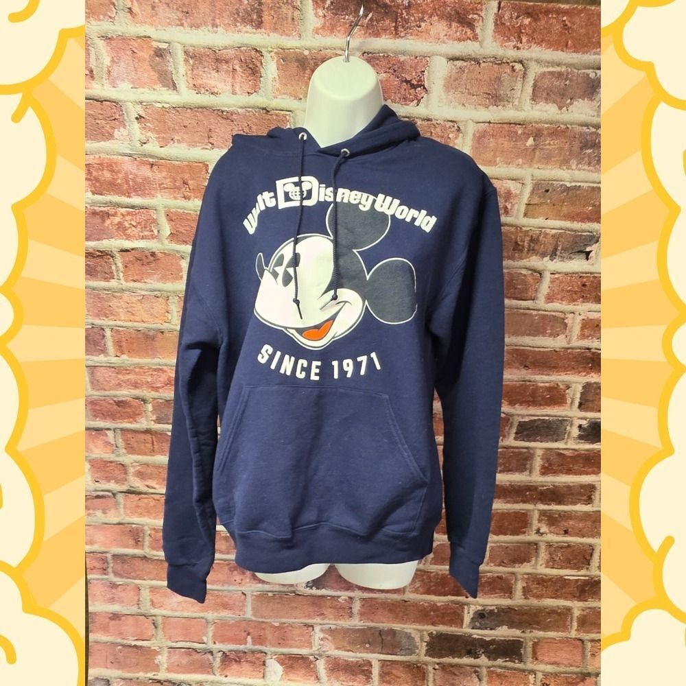Unisex‎ WALT DISNEY WORLD Mickey Mouse Pullover Hoodie Medium